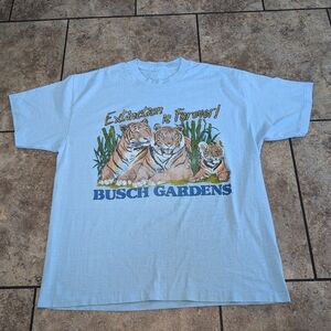 Busch Gardens Bengal Tigers Vintage 80s/90s Single Stitch Men's Large Tee